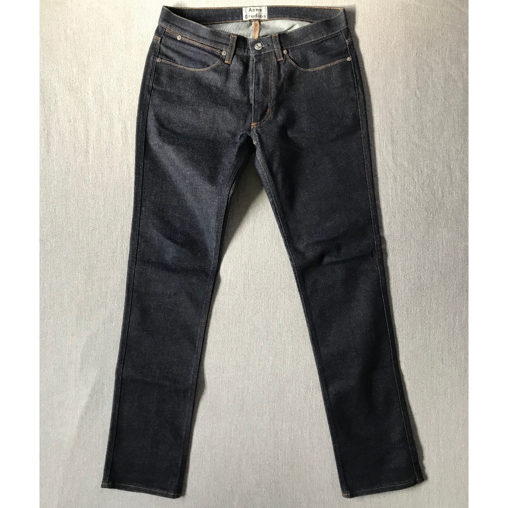Men's Acne Studios Max Str Raw Jeans, size 31W 32L